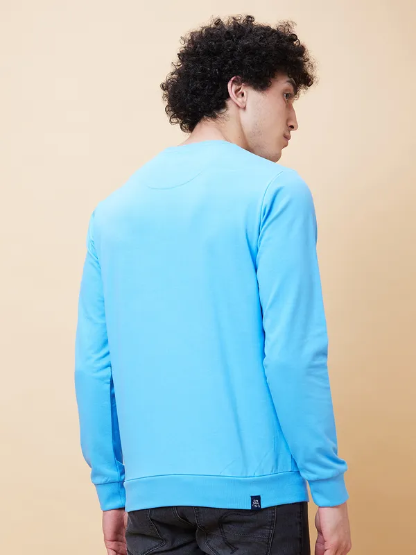 Being Human Men  Sweatshirt-Light Blue