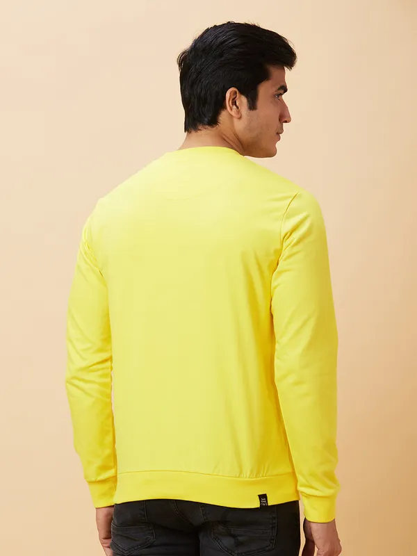 Being Human Men  Sweatshirt-Mustard