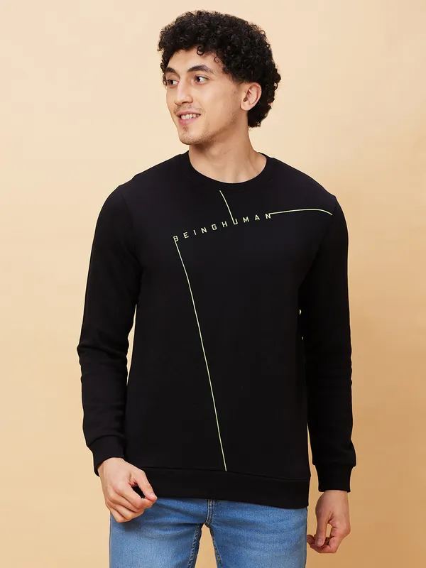 Being Human Clothing Men  Sweatshirt-Black