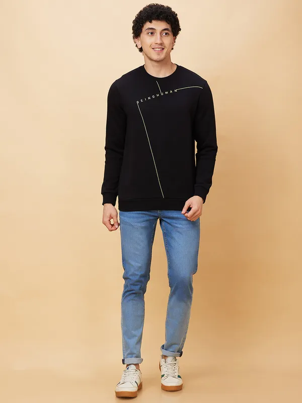 Being Human Clothing Men  Sweatshirt-Black