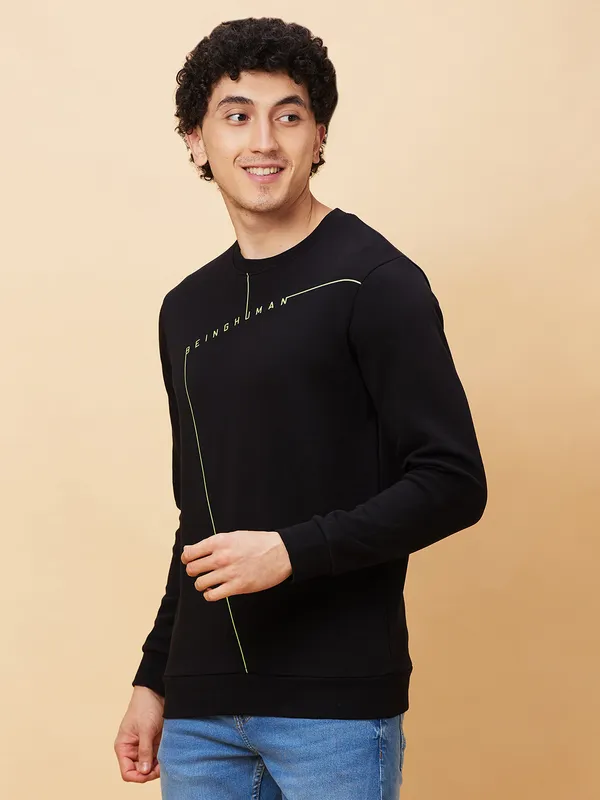 Being Human Clothing Men  Sweatshirt-Black