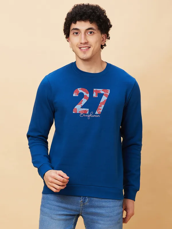Being Human Clothing Men  Sweatshirt-Navy