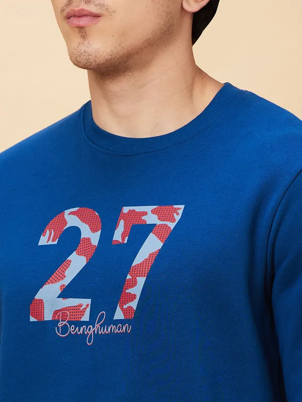 Being Human Clothing Men  Sweatshirt-Navy