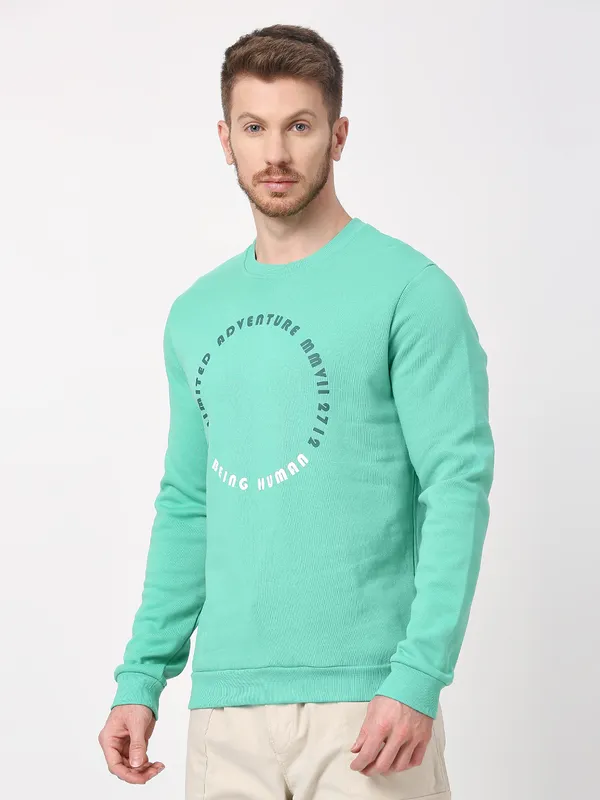 Being Human Clothing Men  Sweatshirt-Green