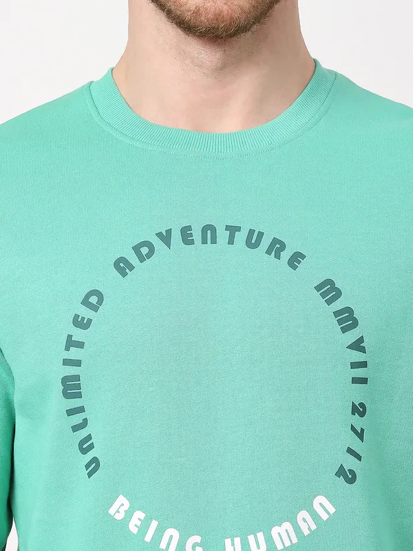 Being Human Clothing Men  Sweatshirt-Green