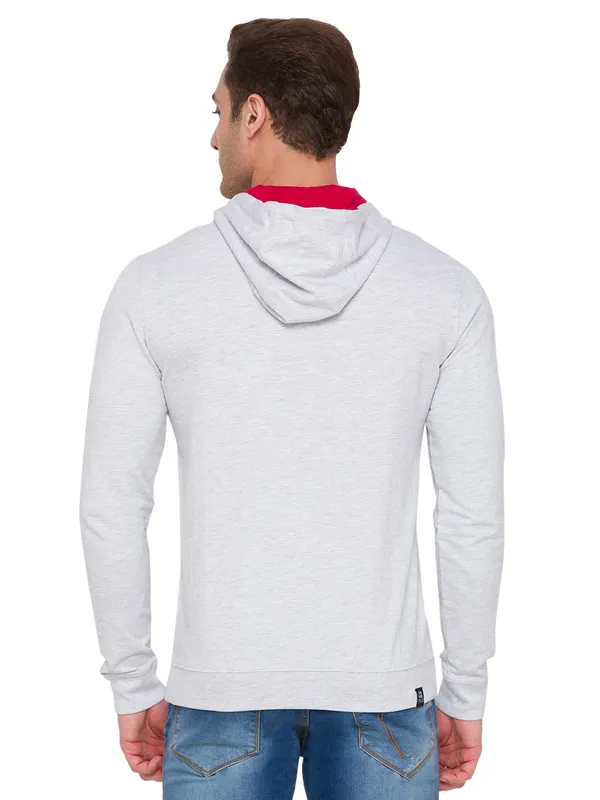 Being Human Clothing Men Regular Fit Hooded Hoody-Melantra Blk Mel