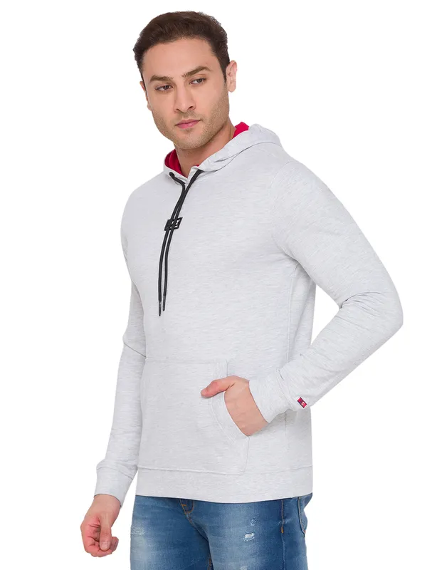 Being Human Clothing Men Regular Fit Hooded Hoody-Melantra Blk Mel