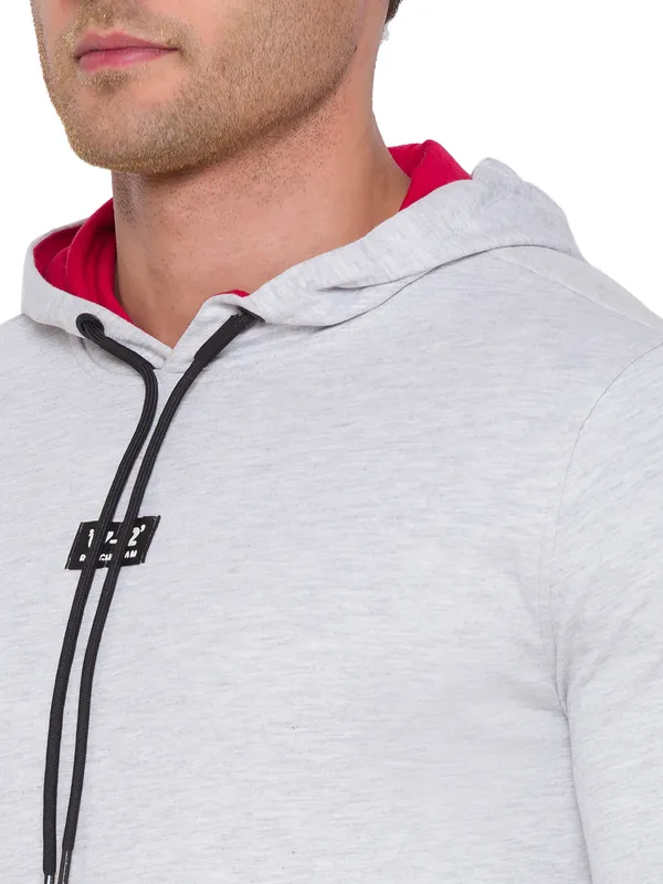Being Human Clothing Men Regular Fit Hooded Hoody-Melantra Blk Mel