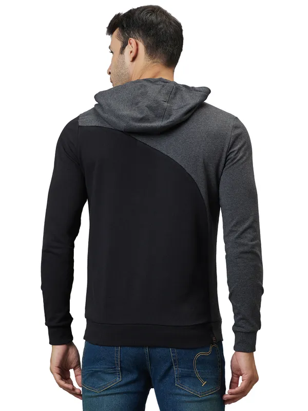 Being Human Regular Fit Men Hooded Hoody-Anthra Melange