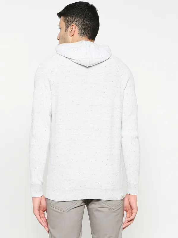 Being Human Clothing Men Regular Fit Hoody-Grey Melange