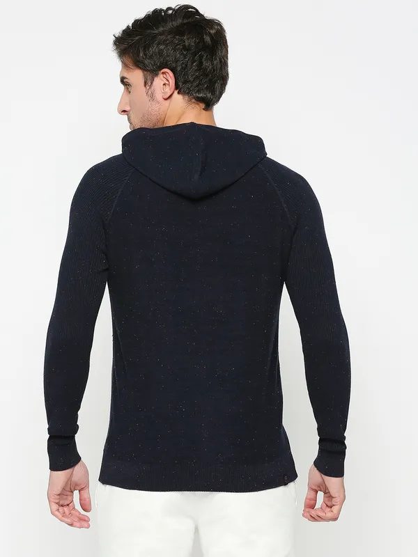 Being Human Clothing Men Regular Fit Hoody-Navy
