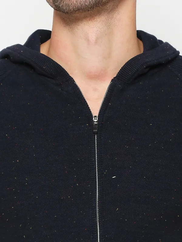 Being Human Clothing Men Regular Fit Hoody-Navy