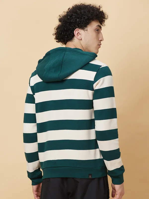 Being Human Mens-Top Hoody Deep Emerald