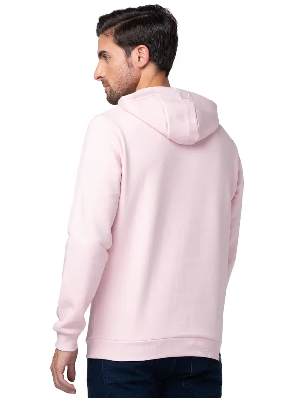 Being Human Regular Fit Men Hooded Hoody-Baby Pink