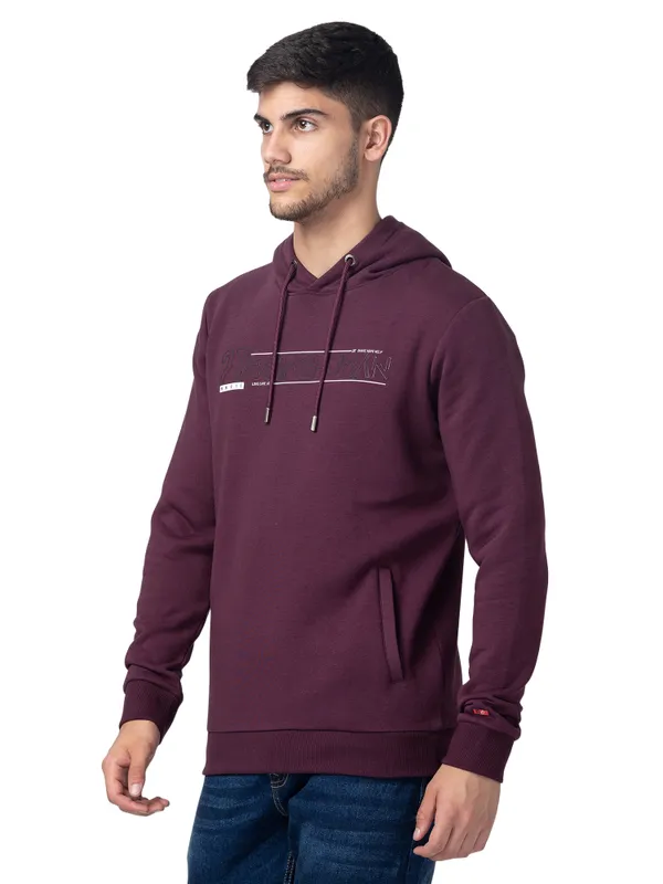 Being Human Regular Fit Men Hooded Hoody-Fig