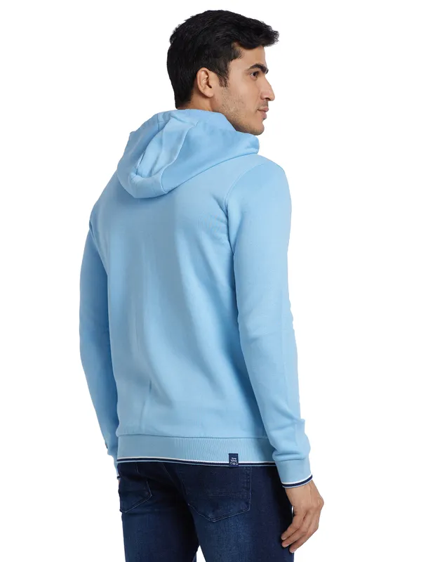 Being Human Regular Fit Men Hooded Hoody-Blue