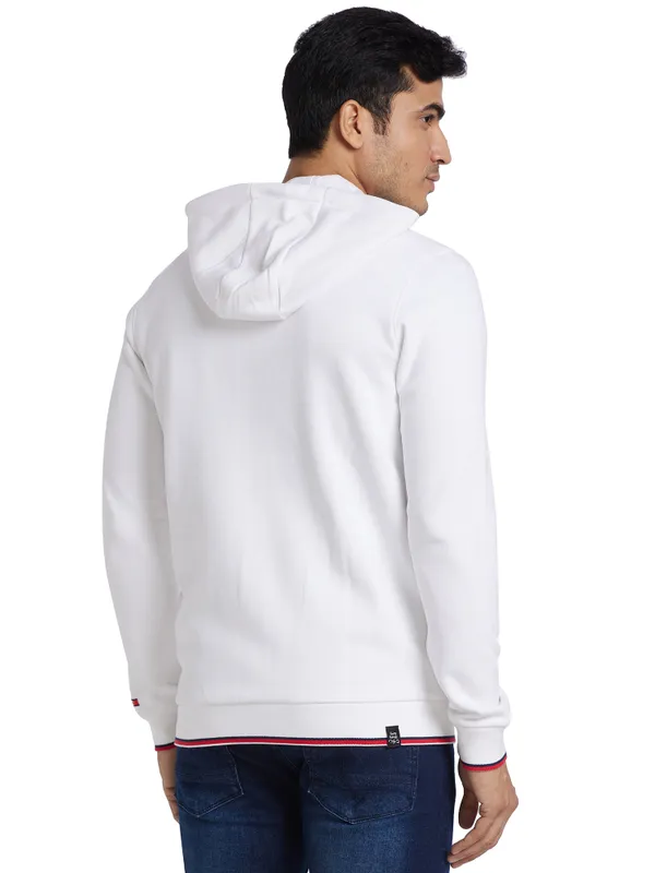 Being Human Regular Fit Men Hooded Hoody-White