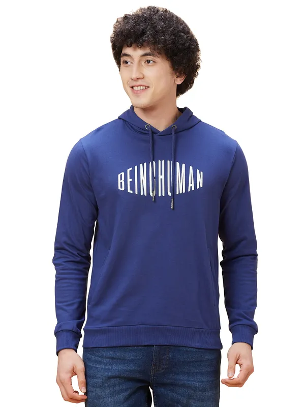 Being Human Men  Hoody-Navy