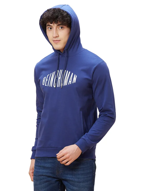 Being Human Men  Hoody-Navy