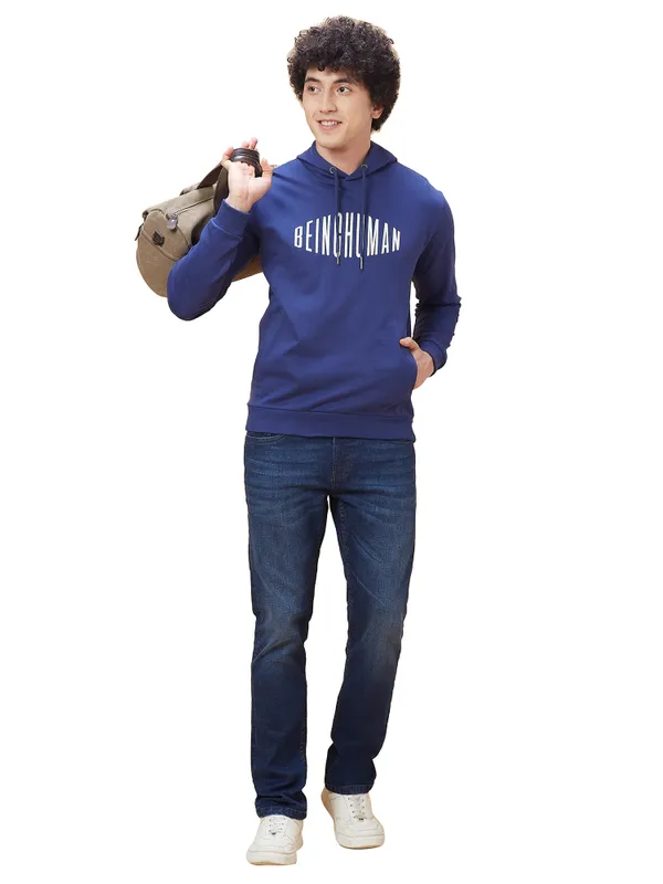 Being Human Men  Hoody-Navy
