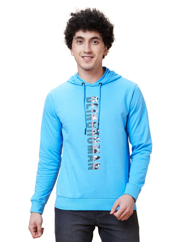 Being Human Clothing Men  Hoody-Light Blue