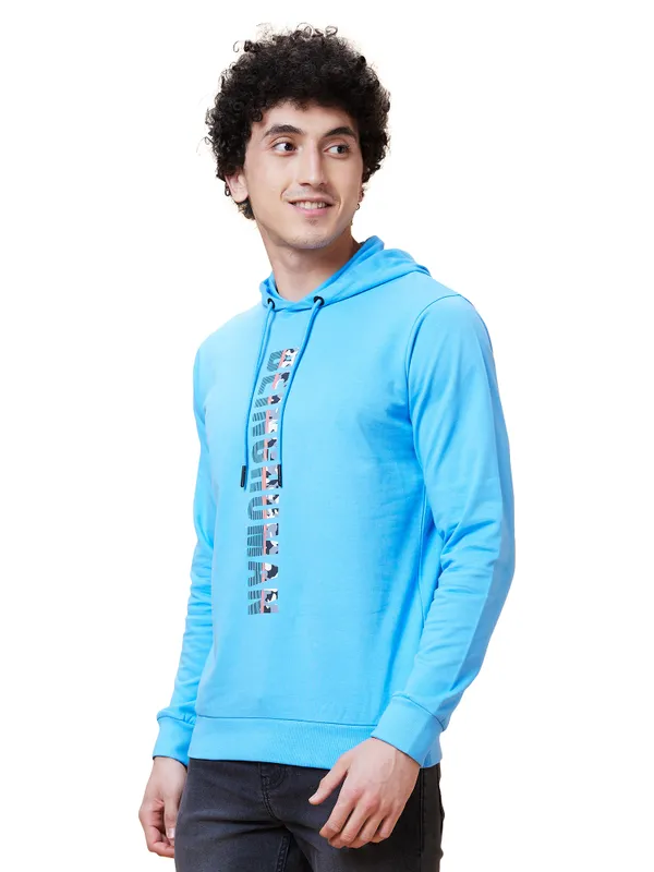 Being Human Clothing Men  Hoody-Light Blue