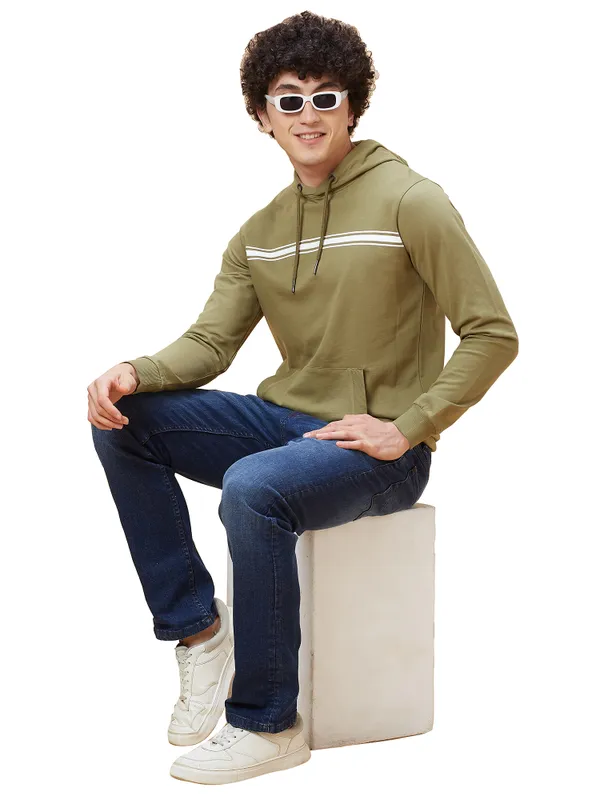 Being Human Clothing Men  Hoody-Olive