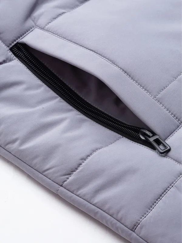 Being Human Clothing Men Regular Fit Collared Jackets-Grey