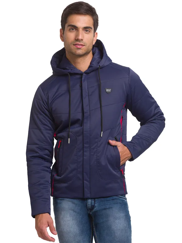 Being Human Regular Fit Men Collared Jackets-Denim