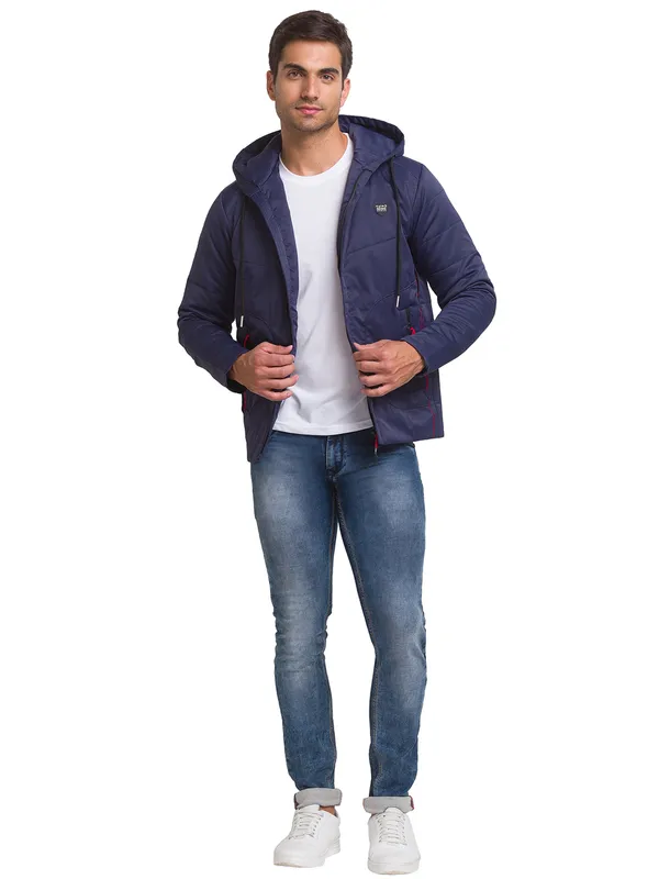 Being Human Regular Fit Men Collared Jackets-Denim