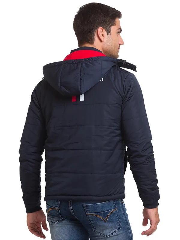 Being Human Clothing Men Regular Fit Collared Jackets-Navy