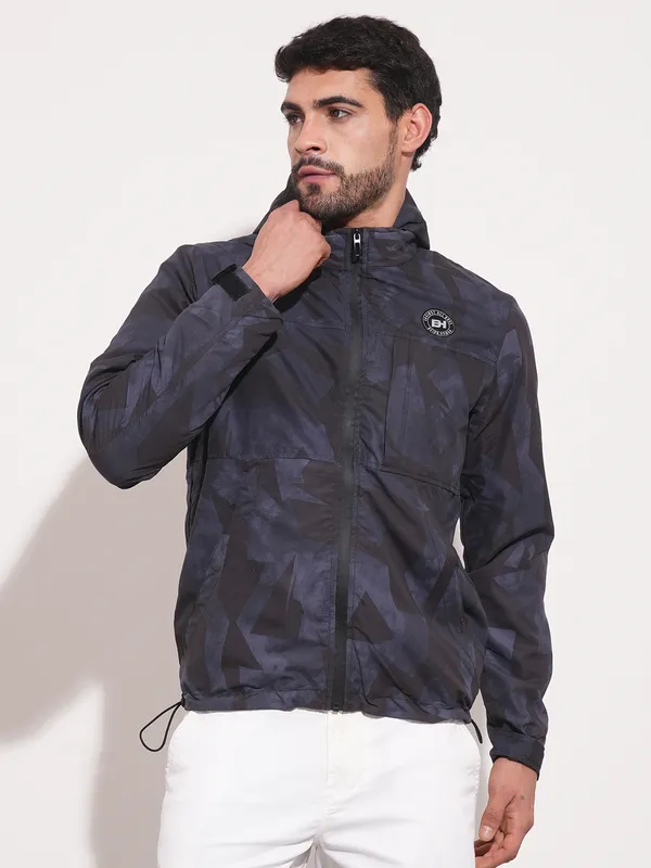 Being Human Clothing Men  Jackets-Black And Grey