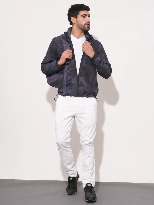 Being Human Clothing Men  Jackets-Black And Grey