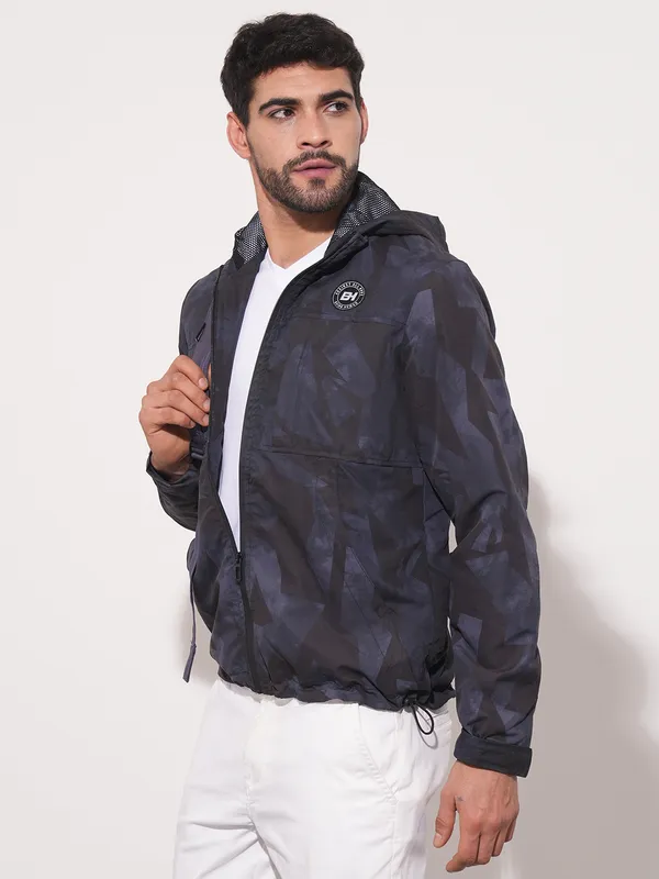 Being Human Clothing Men  Jackets-Black And Grey