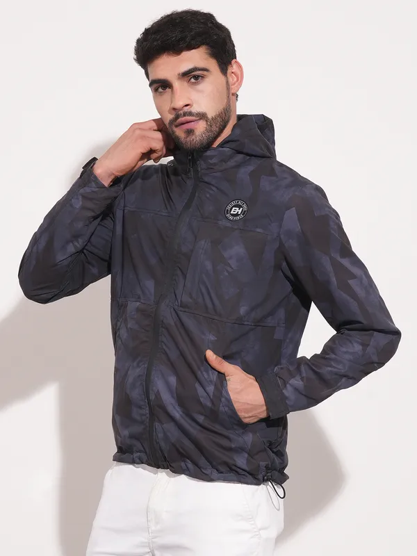 Being Human Clothing Men  Jackets-Black And Grey