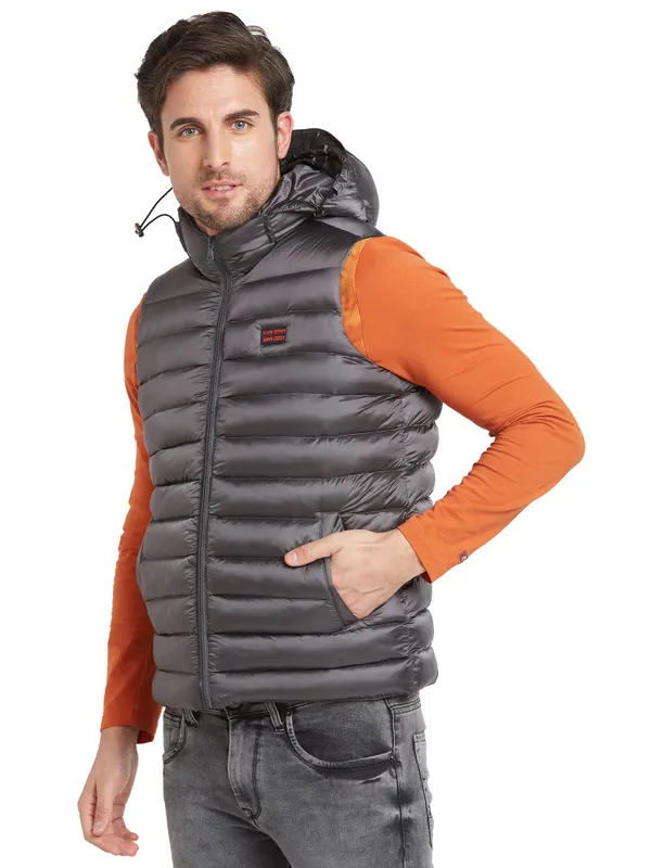 Being Human Clothing Men  Jackets-Gun Metal