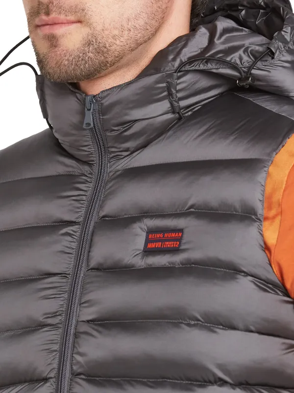 Being Human Clothing Men  Jackets-Gun Metal