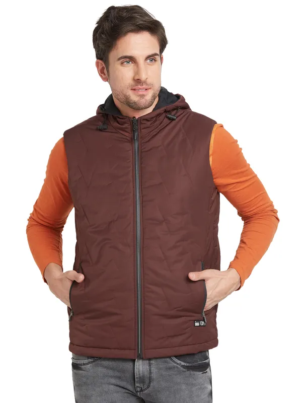 Being Human Men  Jackets-Frappe Wine