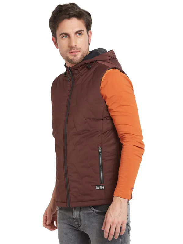 Being Human Men  Jackets-Frappe Wine