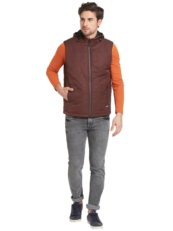 Being Human Men  Jackets-Frappe Wine