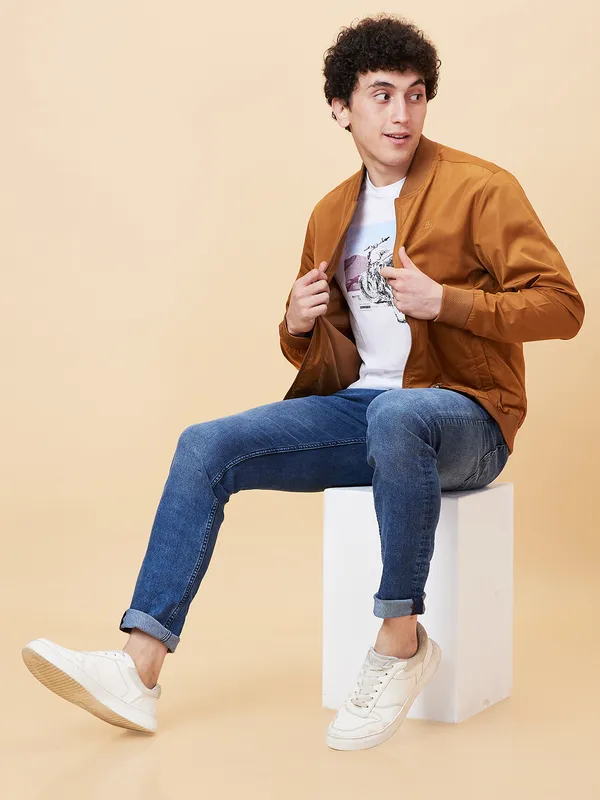 Being Human Men  Jackets-Tan