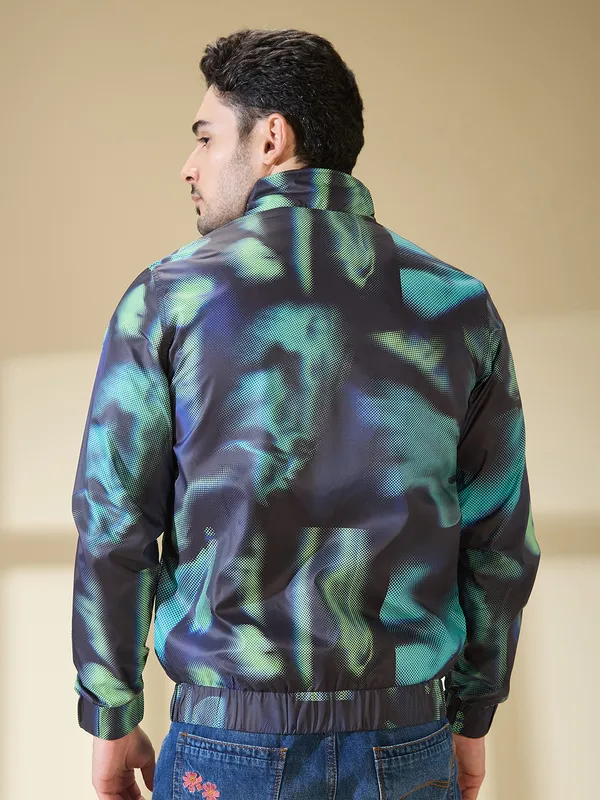 Being Human Men None Jackets-Black/Green
