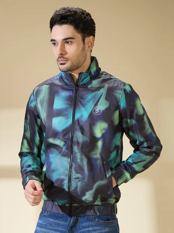 Being Human Men None Jackets-Black/Green