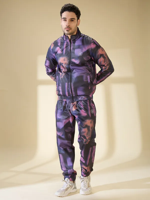 Being Human Men None Jackets-Black/Purple