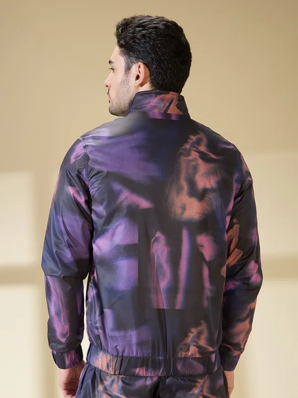 Being Human Men None Jackets-Black/Purple