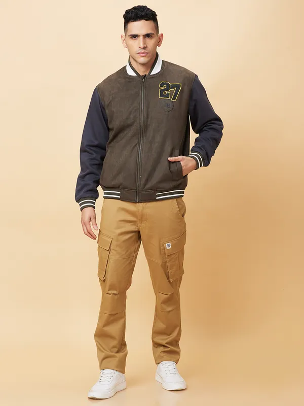 Being Human Mens-Top Jackets Olive