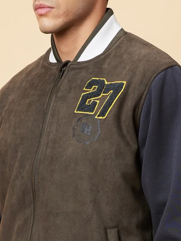 Being Human Mens-Top Jackets Olive
