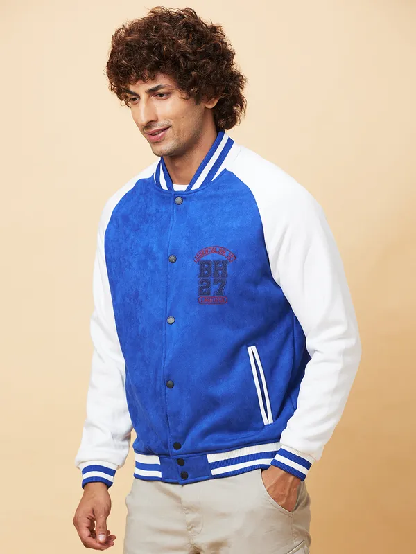 Being Human Mens-Top Jackets Blue