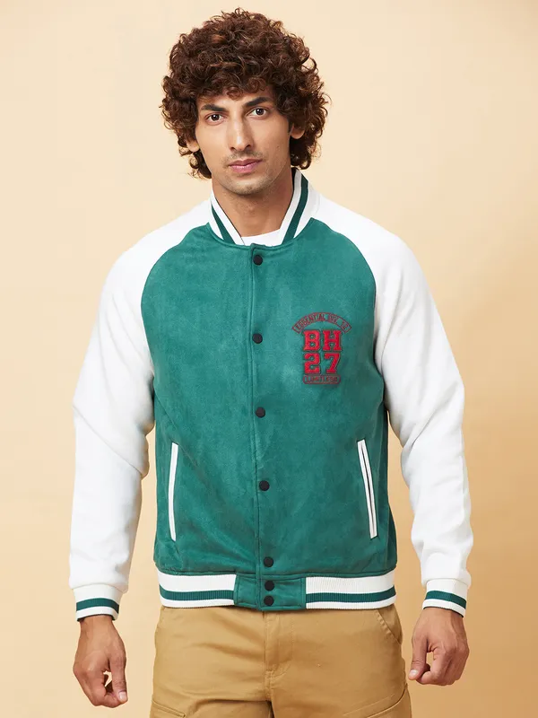 Being Human Mens-Top Jackets Green