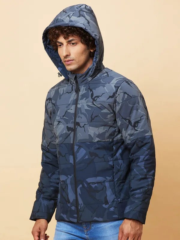 Being Human Clothing Mens-Top Jackets Grey/Blue
